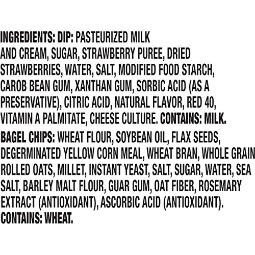 4 Philadelphia+Multigrain+Bagel+Strawberry+Cheese