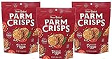 ParmCrisps Brick Oven Pizza Cheese Crisps - Keto Friendly, Gluten-Free, 1.75 Ounce Bag (Pack of 3)