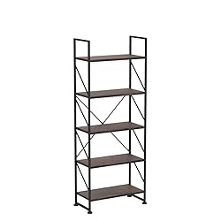 YITAHOME 5 Tiers Bookshelf, Artsy Modern