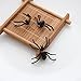 Malloom 1 Pair Trendy Black Spider Punk Unisex Funny Stud Earring Women Men J.