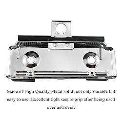 HAHIYO 2.76 Inches Silver Metal Clipboard Clips