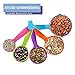 Rypet Pet Food Scoop Set of 5 - Measuring Cups and Spoons Set Plastic for Dog, Cat and Bird Food (Random Color)