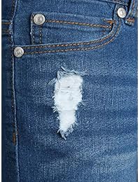 DKNY - Pantalones cortos de mezclilla para niña