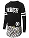 URBANCREWS Mens Hipster Hip Hop Longline Long Sleeve Crewneck Sweatshirt