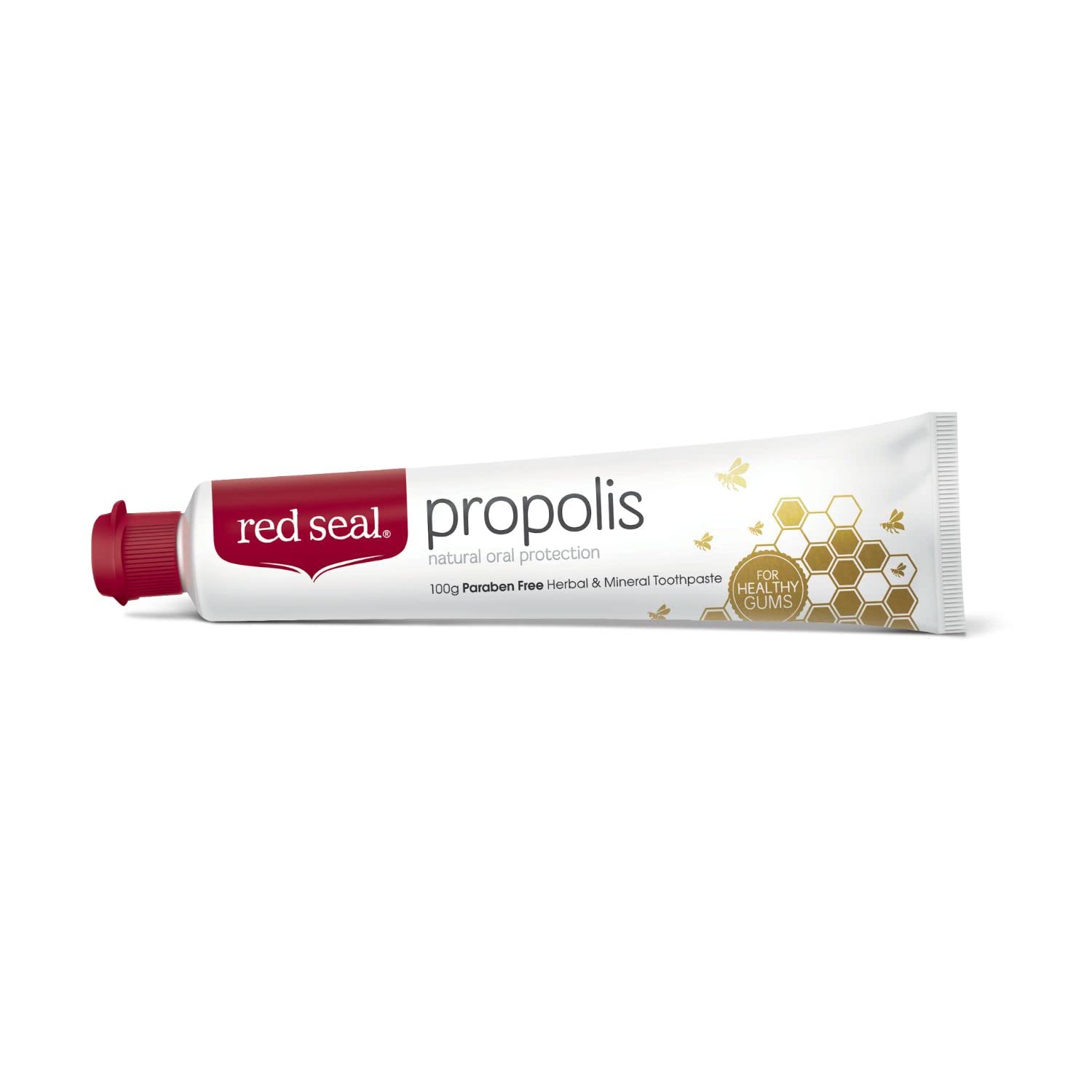 Red Seal Propolis Natural Toothpaste - Fights Infection in Mouth and Gums 100g / 3.5 Oz