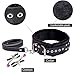 BDSM Bed Restraints Kits Sex Bondage Sets Sex Toys Play for Couples with Handcuffs Ankle Cuff Collar Leash Ball Gag Solid Leather Cross Strap Feather