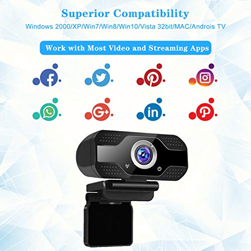 Webcam-USB-Webcam-with-microphone-1080P-HD-Video-Webcam-Streaming-Computer-Web-Camera-with-120-Vertically-Rotation-and-90-Wide-View-Angle-USB-Computer-webcam-for-PC-Laptop-Desktop-Video-Calling