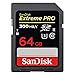 SanDisk SDSDXPK-064G-ANCIN Sandisk Extreme Pro - Flash memory Card - 64 GB - SDXC UHS-II - black, Gray, Red, White, Yellow