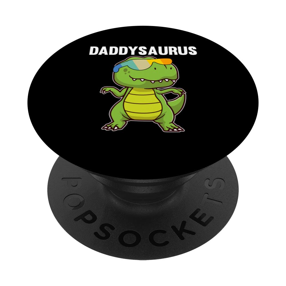 daddysaurus Dad PopSockets Swappable PopGrip