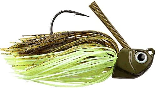 Warbaits Swimjigs Head Weedless Skirted Swimbait Swim Jig (Spottie Special, 1 oz)