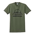 Not All Wander Lost Geocaching T-Shirt Medium Military Green
