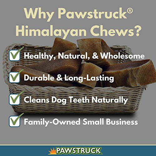 Pawstruck Monster Himalayan Yak Dog Chew (6 to 7 oz.) Natural Yak & Cow