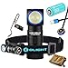 Olight H1R CREE XM-L2 LED 600 Lumens Rechargeable Headlamps with RCR123A Battery(Cool White)