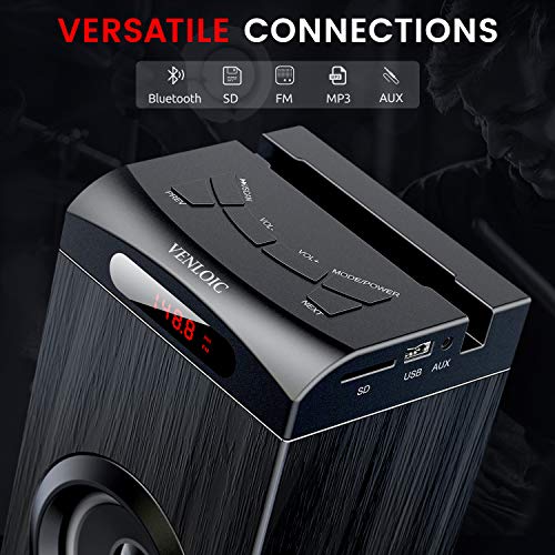 Floor Standing Bluetooth Tower Speaker 