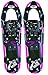 Redfeather Women's Hike Recreational Series Snowshoe Kit, Snowshoes, Poles and Carry Tote, Available In 22, 25 & 30 Inch Lengths, Aluminum Frame, SV2 Bindings, Live Action Hinge, Sure Grip Crampon, & Rip Stop Decking - 1600