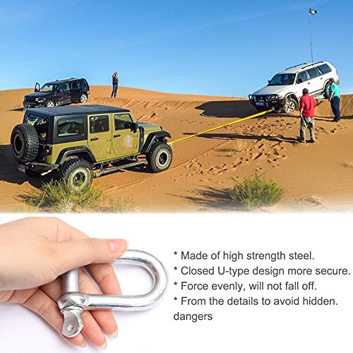 Nylon Tow Strap Heavy Duty Trailer Rope with Safety Hooks 2”x16.4’ 11000 LBS Capacity High Strength Emergency Towing Rope Cable Cord for Cars Trucks