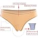 Nightaste Women's 5-Pack Soft Cotton Tanga Panties Breathable Sport Cheeky Half Back Coverage Bikini Underwear (X-Large, Assorted)
