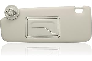 NHILES Driver Left Side Sun Visor Replacement Compatible with Chevy Sonic 2012-2019 Spark 2013-2016 Colour Gray