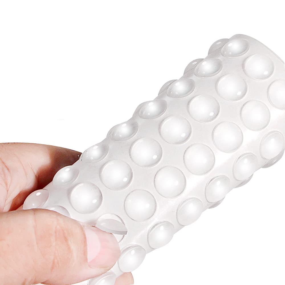 FATLODA 400PCS Cabinet Bumpers Clear Rubber Bumpers Self Adhesive, Soft Cabinet Door Bumper Pads, Sound Dampening Kitchen Cupboard Pads for Drawers, Picture Frames
