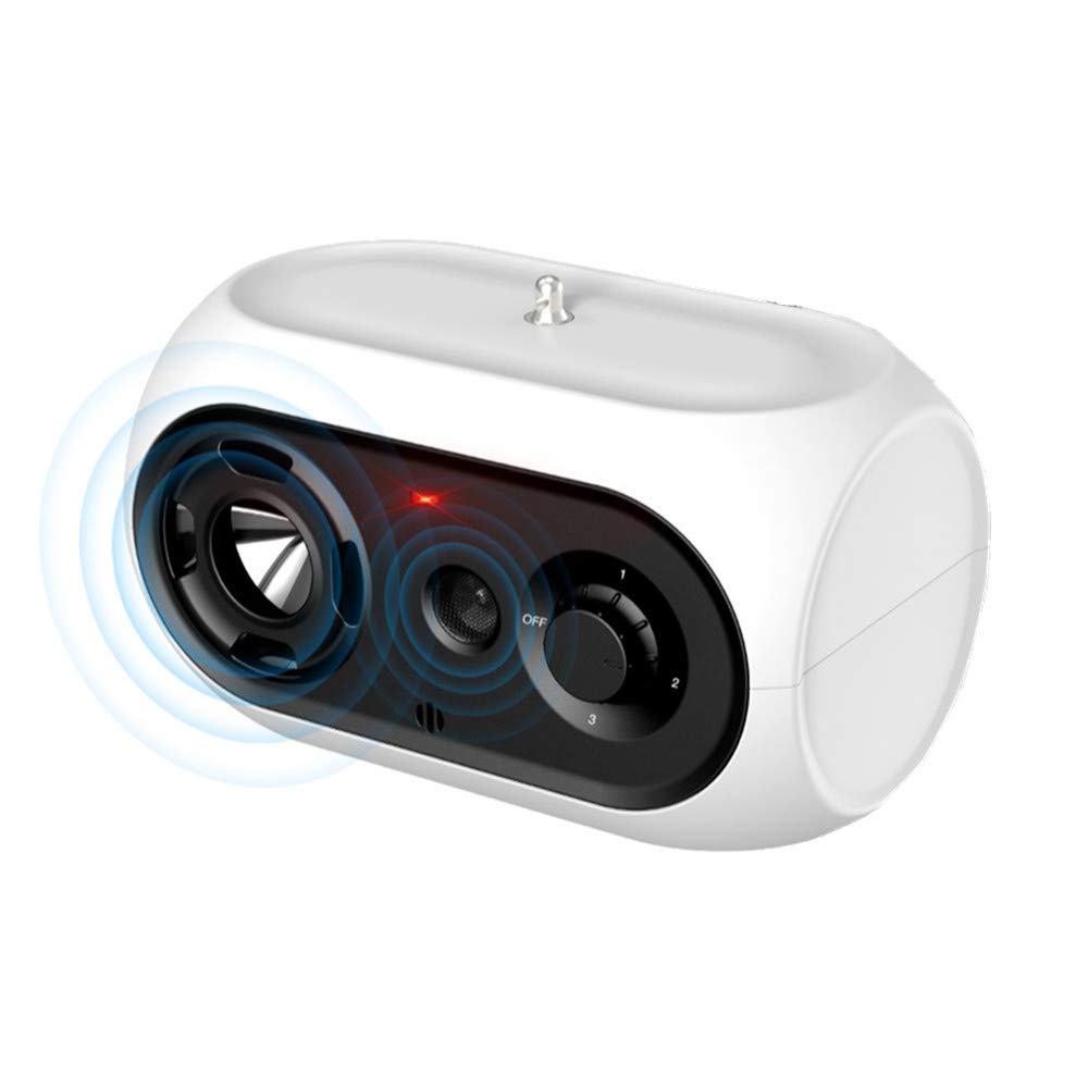 Anti Dog Barking Device, 50FT Ultrasonic Automatic Stop Dog Barking Tool, 3 Levels Waterproof Dog Barking Deterrent Devices, Rechargeable Anti-Bark Device for Small Medium Large Dogs Indoor Outdoor