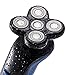 Bald Head Shaver, TURN RAISE 2 in 1 Electric Rechargeable Shaver 5 Headed Flex Shaver Special Design for Head Shaving and Face Shaving (Improve Quality, Strictly Testing One by One)