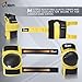 JBM international Adult / Child Knee Pads Elbow Pads Wrist Guards 3 In 1 Protective Gear Set, Yellow, Youth / Child
