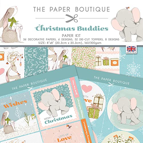 The Paper Boutique Christmas Buddies - 8 x 8 Paper Kit