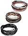 ORAZIO 3-9PCS Leather Bracelet for Men Womens Rope Wrap Bangle Cuff Bracelet,7-8 Inches Adjustable