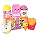 AOLIGE Squishy Slow Rising Kawaii Squishy Toys Set for Kids Stress Reliever Party Favor Fidget Toys (6 Food Squishy)