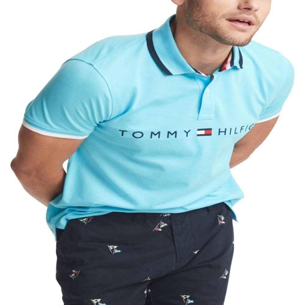 Men's Flag Pride Polo Shirt in Custom Fit