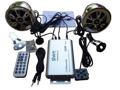 shark audio motorcycle