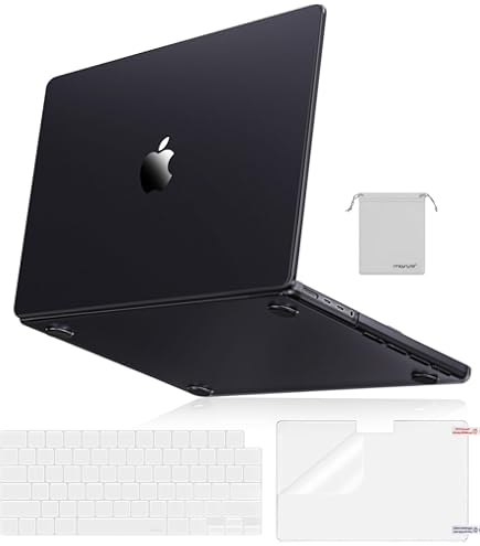 Coque Pour MacBook Air 13" M2 2022-2024 - Anthracite - Novodio MacBook Case - Coque - Novodio