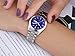 Women Date Day Clock Female Stainless Steel Watch Ladies Fashion Casual Wrist Watches Blue