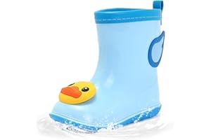 B.DUCK BABY B.Duck Kids Rain Boots for Boys Girls Waterproof Toddler Cartoon Garden Boots