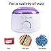Hair Removal Wax Warmer, Electric Heater Wax Warmer with 2 Flavors Hard Wax Beans and 20 Pack Wax Applicator Sticks For Women and Man