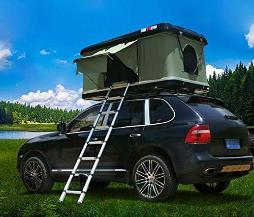 Car Roof Tent-Roof Top Tent Hydraulic Boost 215×130×100Cm Accommodating 2-3 People Camping and Travel