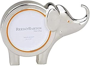 Reed & Barton Jungle Parade Silverplate Elephant Frame, 1.05 LB, Metallic