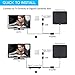 Amplified HDTV Antenna-Ecandy 50 Miles Range Digtial HD Antennas with 13ft Copper Coaxial Cable