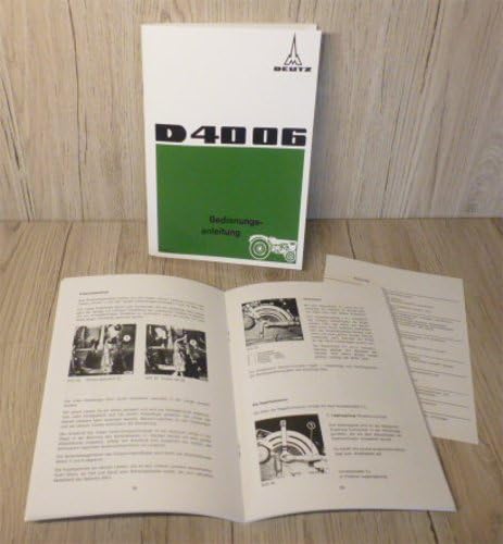 Bedienungsanleitung Deutz Schlepper D4006 D 4006: Amazon.de: Auto