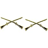 Infantry Crossed Rifles 1 3/8" 2 Pack