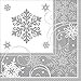 Sparkling Snowflake Christmas Party Tableware