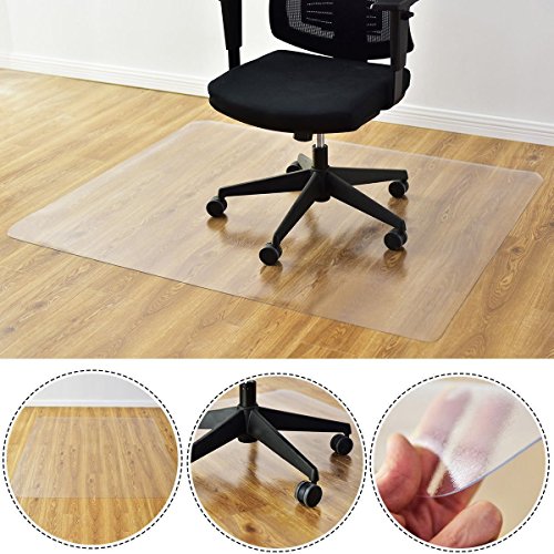 image for Kuyal Clear Chair Mat, Hard Floor Use, 48