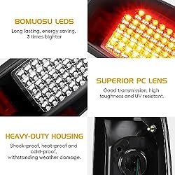Bomusou LED Tail Light Assembly + 3rd Brake Light