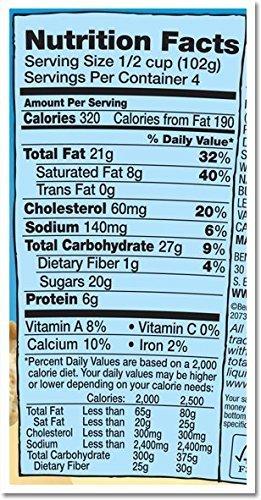 Ben & Jerrys, Ice Cream Core Peanut Butter Cookie, 16 Ounce