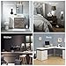 Feiyen Outlet Wall Mount Hanger Stand for Dot 2nd Generation Without Mess Wires Or Screws, Space-Saving Holder Case Plug Mounting Bracket in Kitchens, Bathroom and Bedroom (Black-2Pack)