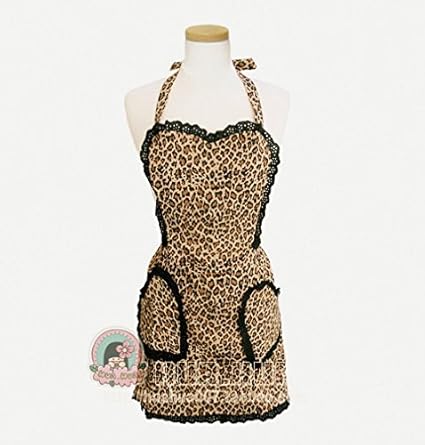 Amazon フリル付き アイドル エプロン リボンエプロン ウエディングエプロン ウエディングドレス ウェディング 小悪魔 女の子 プレゼントにピッタリ 母の日 ギフト 彼女 Akb48 レオパード Bibimart エプロン 通販