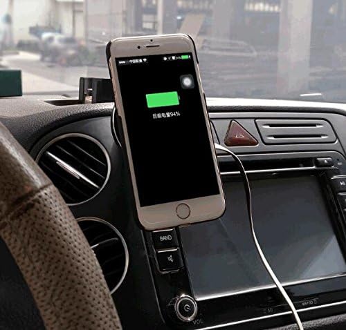 Qi 2 in 1 Car Mount Holder and Wireless Phone Charger for Dashboard for iPhone 8/iPhone 8 Plus/iPhone X/ Samsung Galaxy S7/S7 Edge/S6/S6 Edge/S6 Edge+Plus/Note All Qi-Enabled Devices