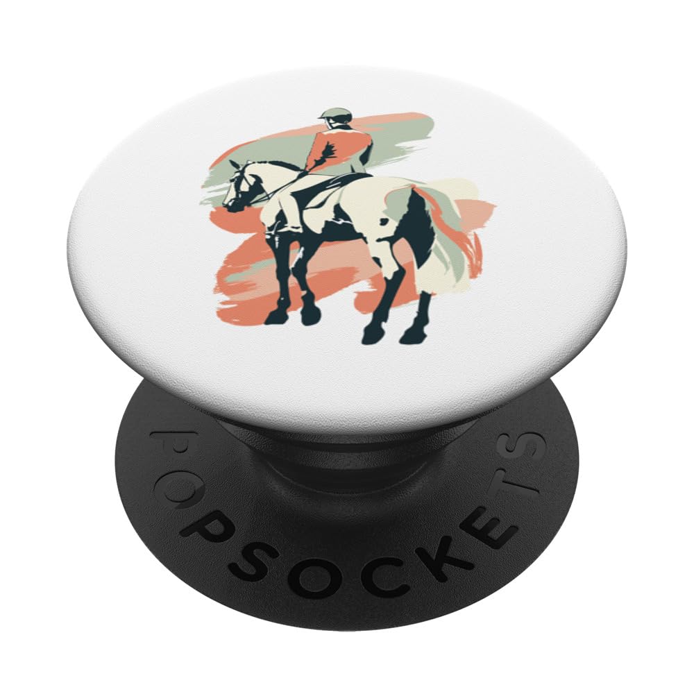 English Riding Pastel Aesthetic Equestrian Horse Sports PopSockets Swappable PopGrip