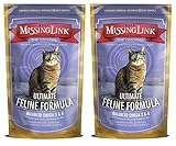 The Missing Link Original All Natural Superfood Cat Supplement Healthy Skin Coat, Immunity and Overall Health Feline Formula, 6 Ounces, 2 Pack