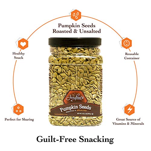 Pumpkin Seeds Pepitas Roasted Unsalted - 32 oz Reusable Container | Similar to Organic Pumpkin Seed - Healthy Snack… - Image 5